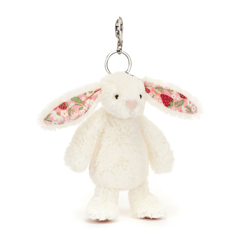 Blossom Cream Bunny 'Berry' Bag Charm - 图片 4