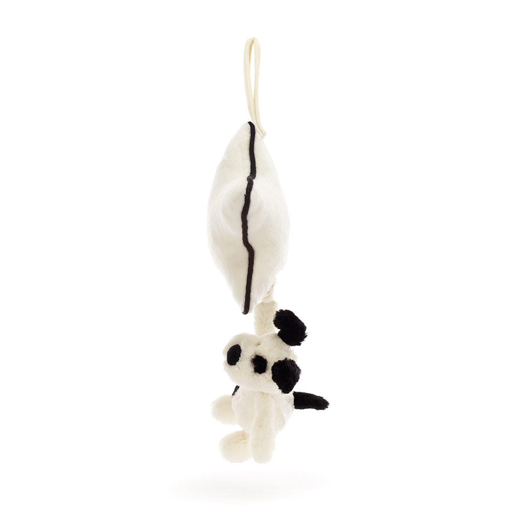 Bashful Black & Cream Puppy Musical Pull - 图片 3
