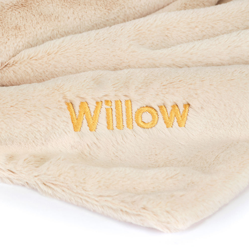 Personalized Bashful Luxe Bunny Willow Blankie - 图片 2