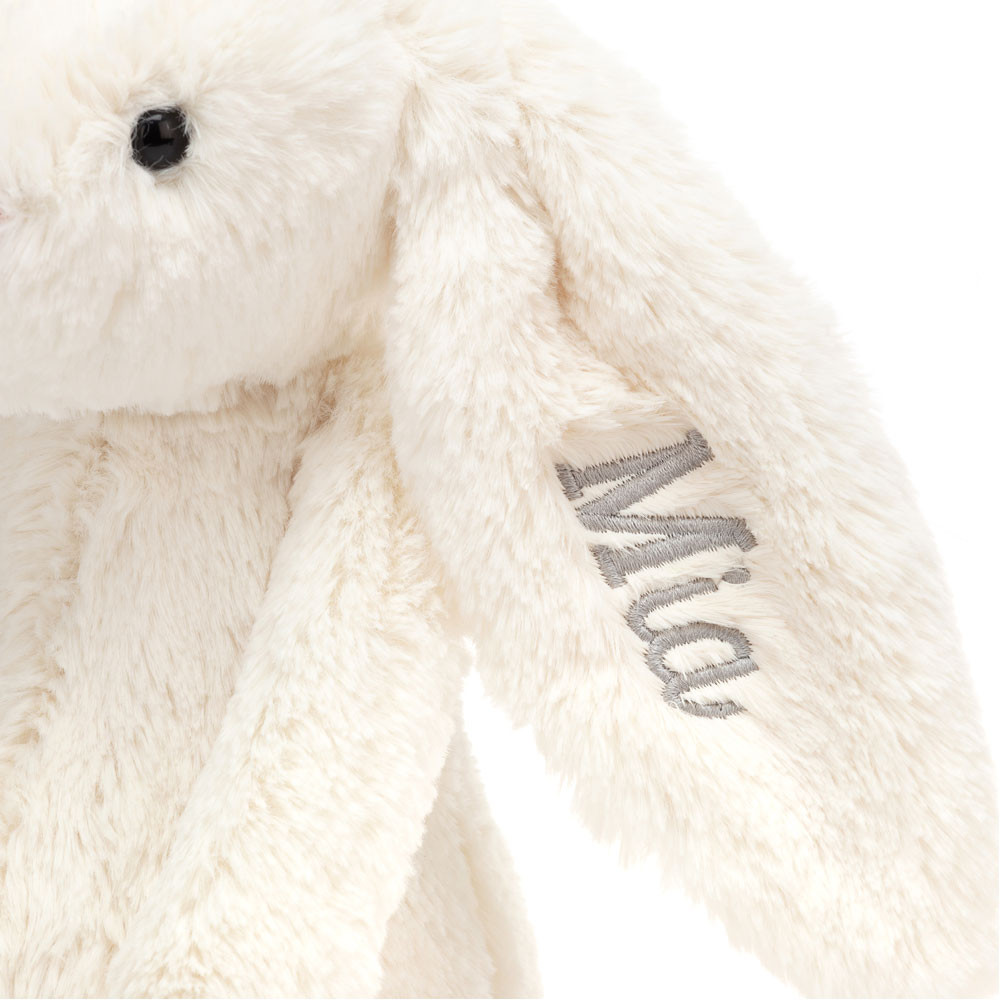 Personalized Bashful Cream Bunny Medium - 图片 3