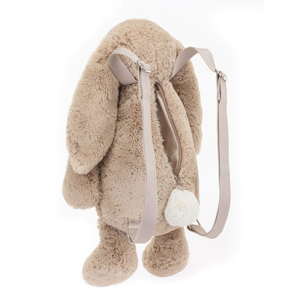 Bashful Beige Bunny Backpack - 图片 3