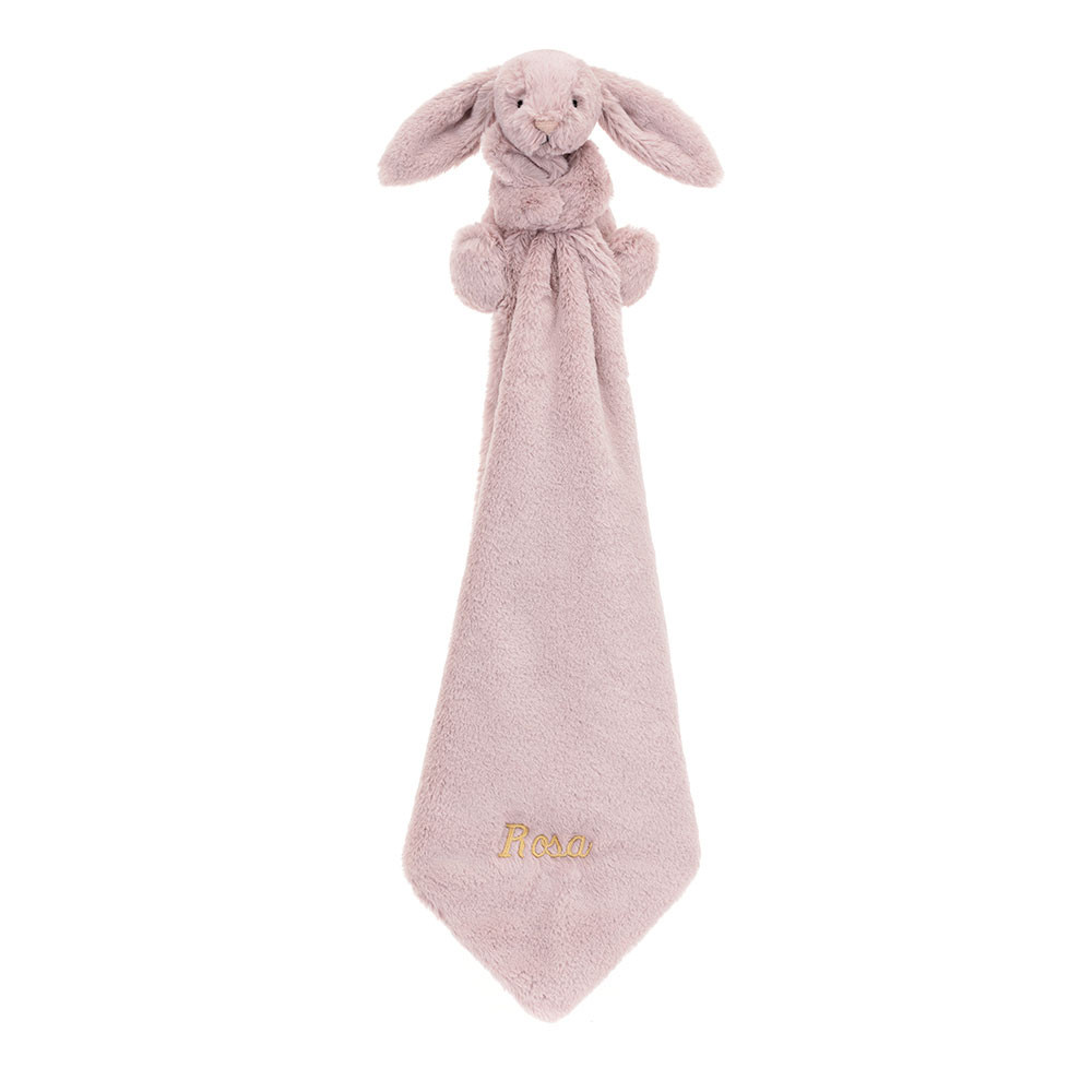 Personalized Bashful Luxe Bunny Rosa Soother - 图片 7