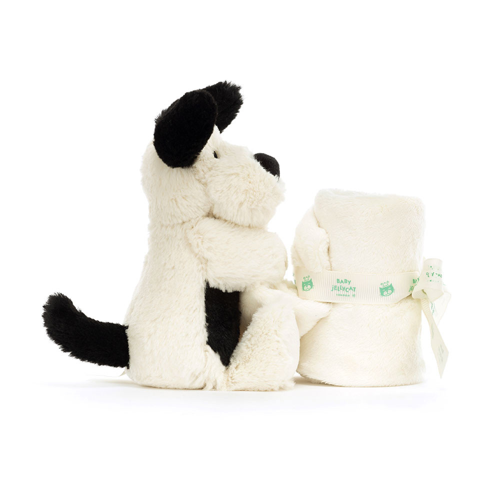 Bashful Black & Cream Puppy Soother - 图片 2