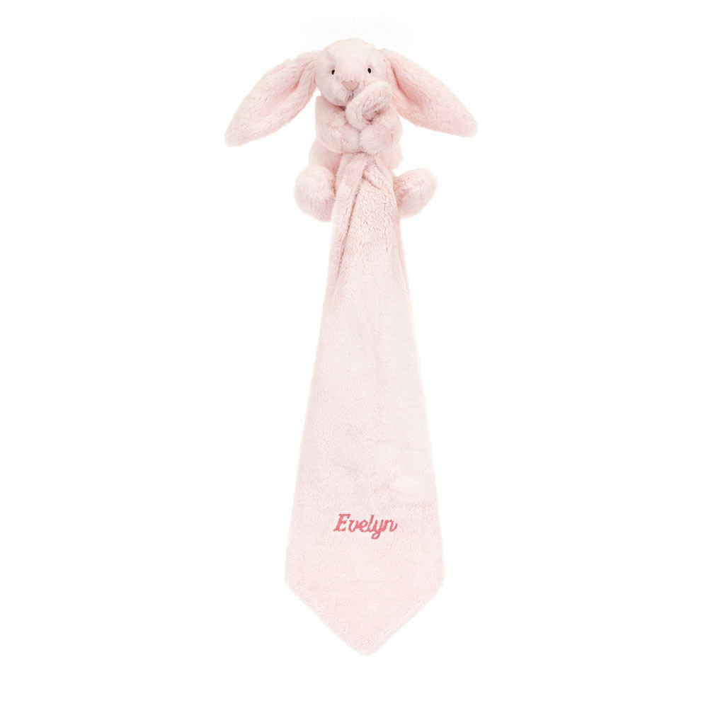 Personalized Bashful Pink Bunny Soother - 图片 4