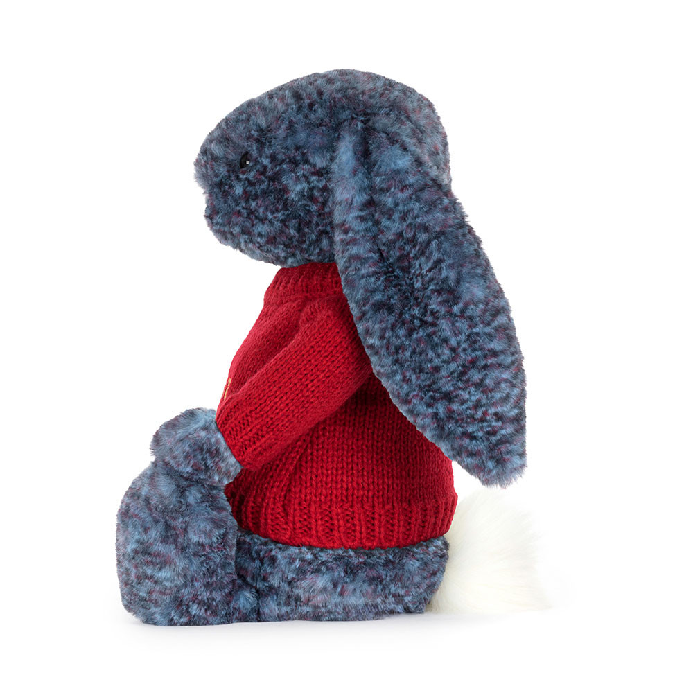 Hopscone Luxe Bunny with Personalized Red Jumper - 图片 3
