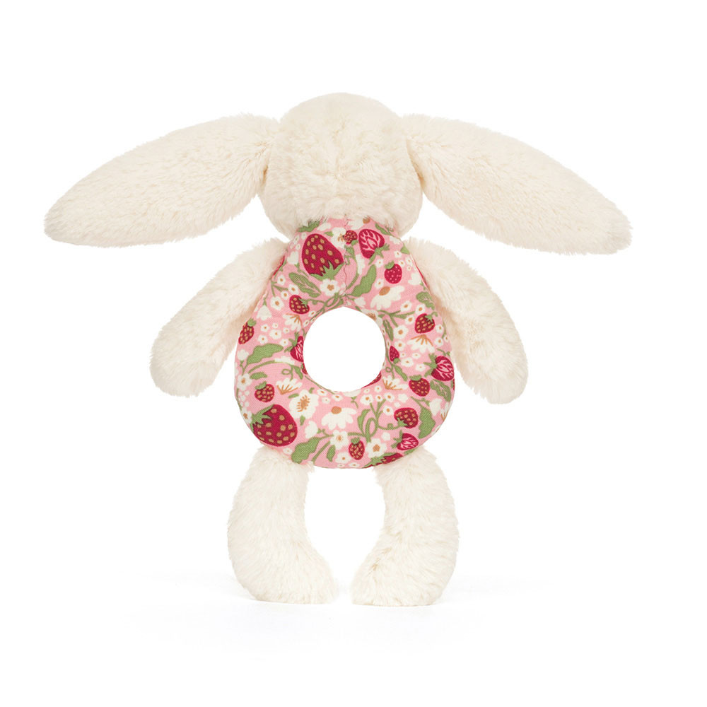 Blossom Cream Bunny 'Berry' Ring Rattle - 图片 3