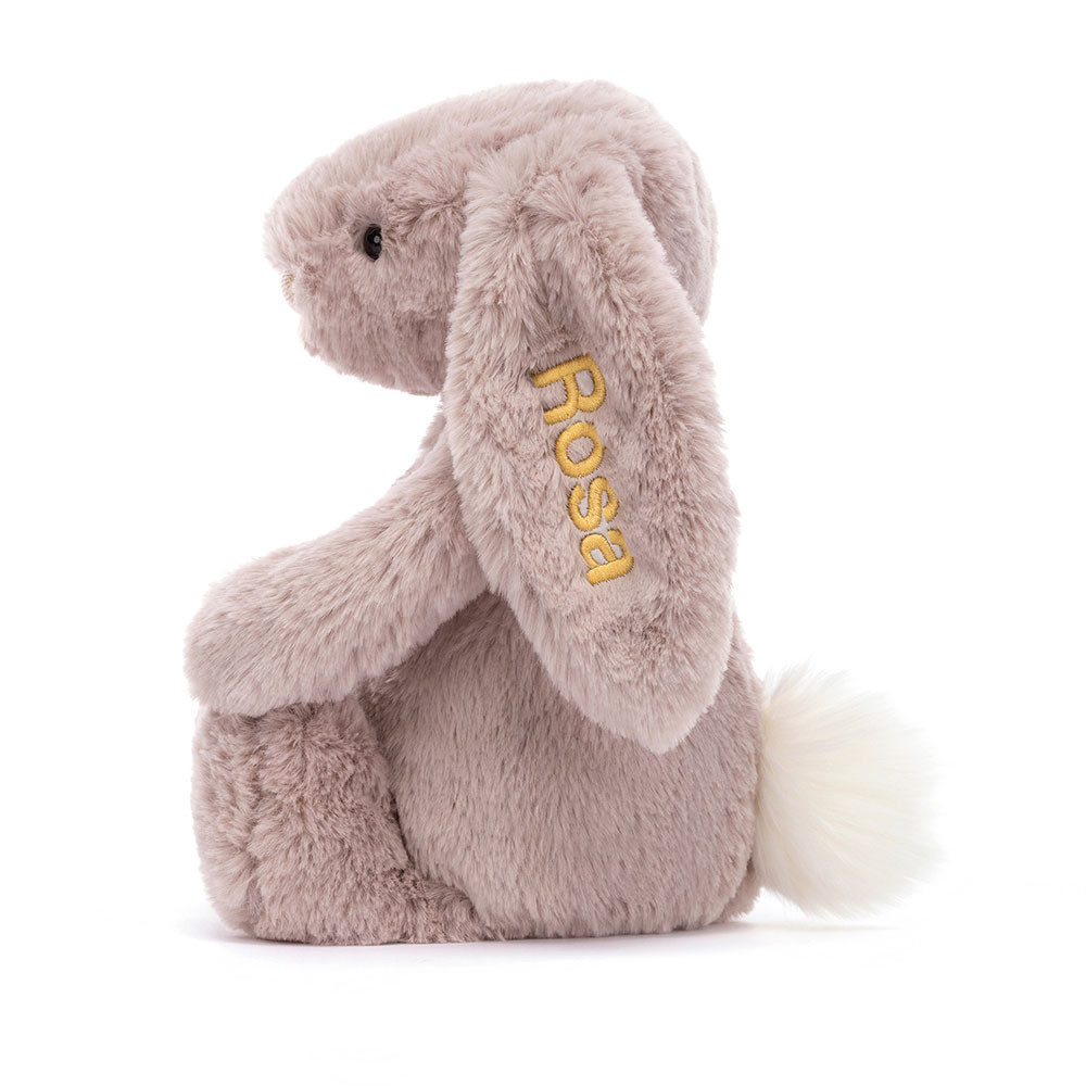 Personalized Bashful Luxe Bunny Rosa Medium - 图片 2
