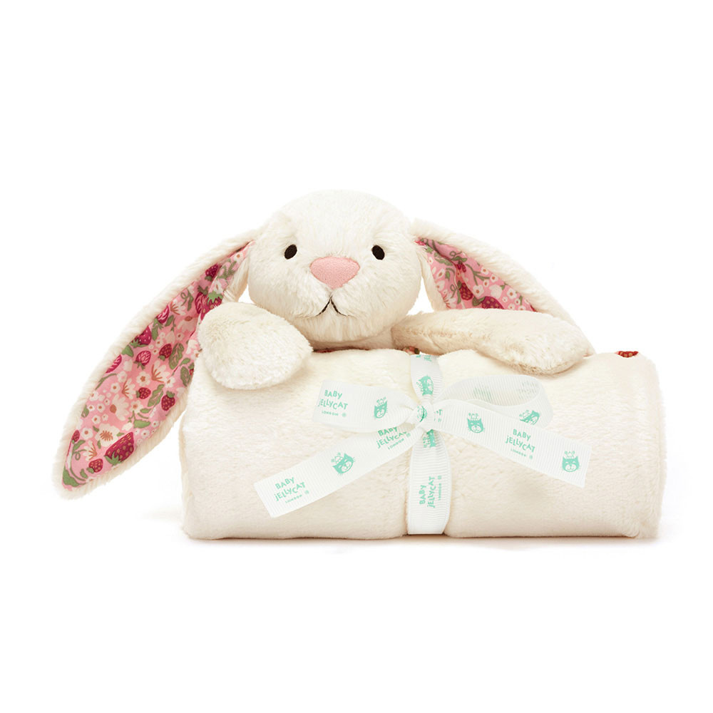 Blossom Cream Bunny 'Berry' Blankie - 图片 4