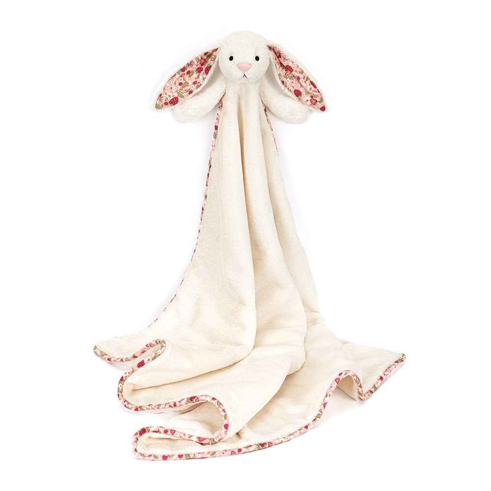 Blossom Cream Bunny 'Berry' Blankie - 图片 5