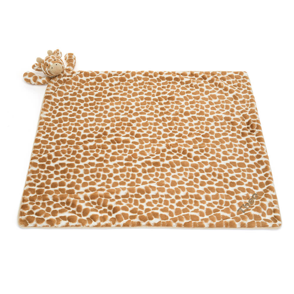 Personalized Bashful Giraffe Blankie - 图片 4