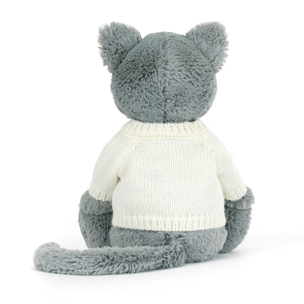 Bashful Kitten with Personalized Cream Jumper - 图片 8