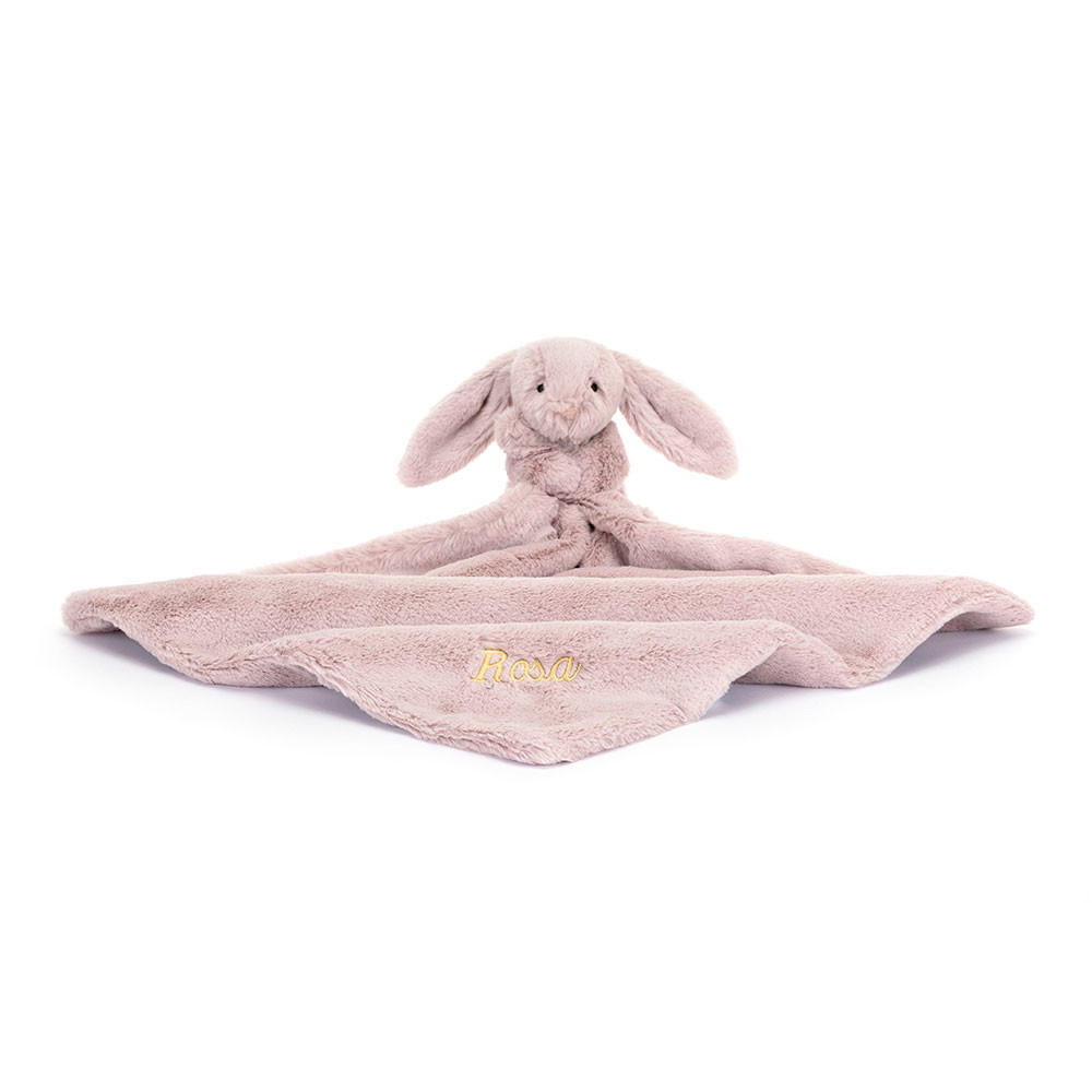Personalized Bashful Luxe Bunny Rosa Soother - 图片 10