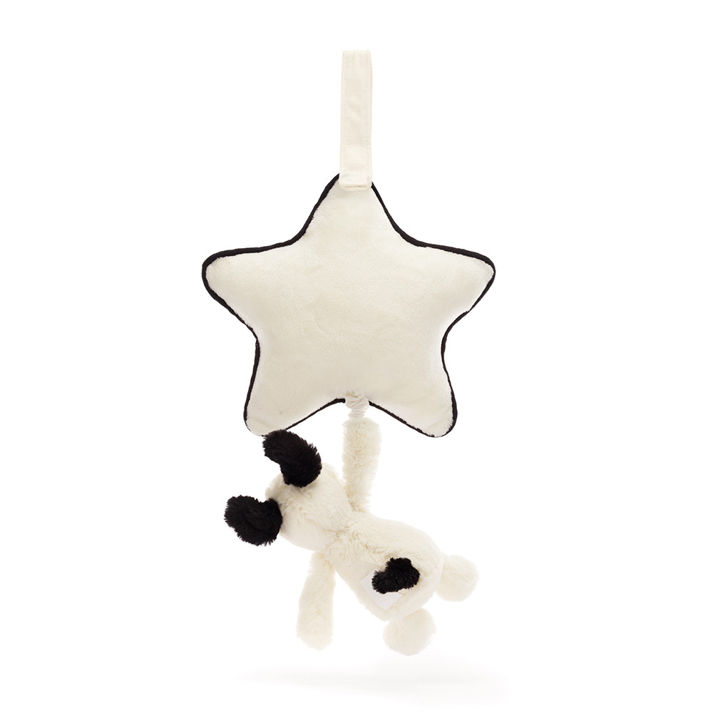 Bashful Black & Cream Puppy Musical Pull - 图片 4