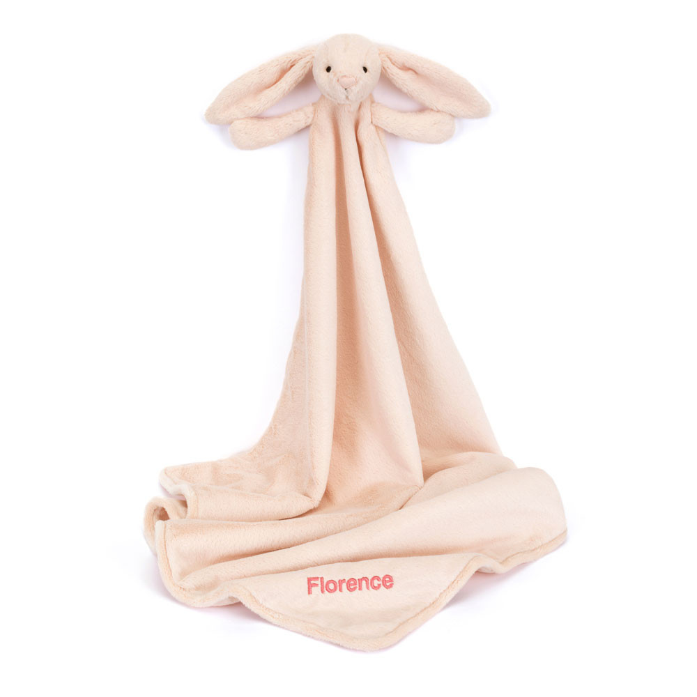 Personalized Bashful Blush Bunny Blankie - 图片 2