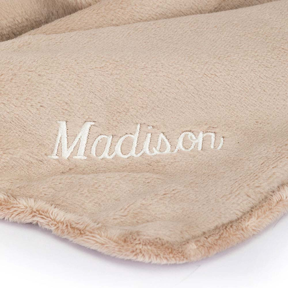Personalized Bashful Beige Bunny Blankie - 图片 3