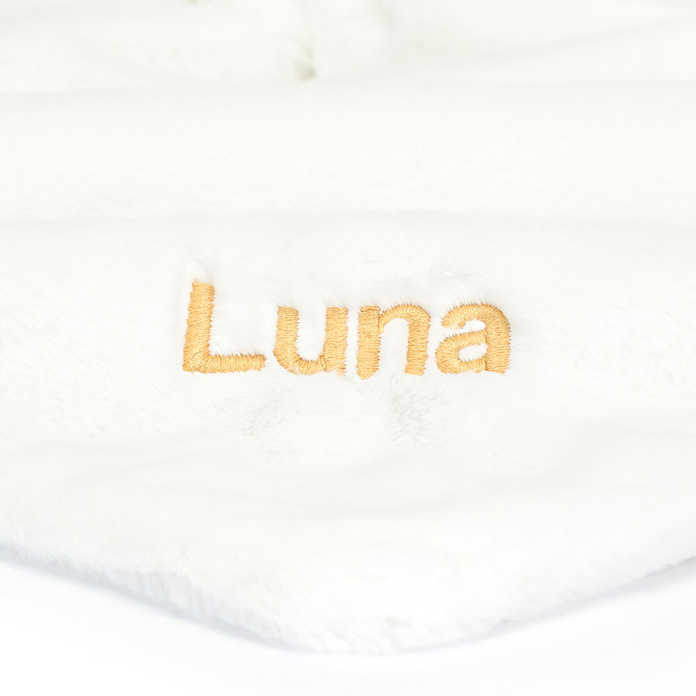 Personalized Bashful Luxe Bunny Luna Soother - 图片 2