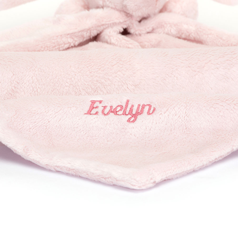 Personalized Bashful Pink Bunny Soother - 图片 6