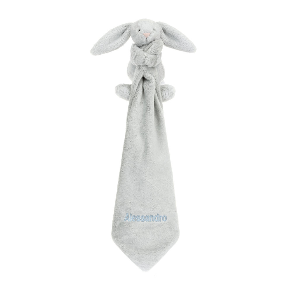 Personalized Bashful Silver Bunny Soother - 图片 7