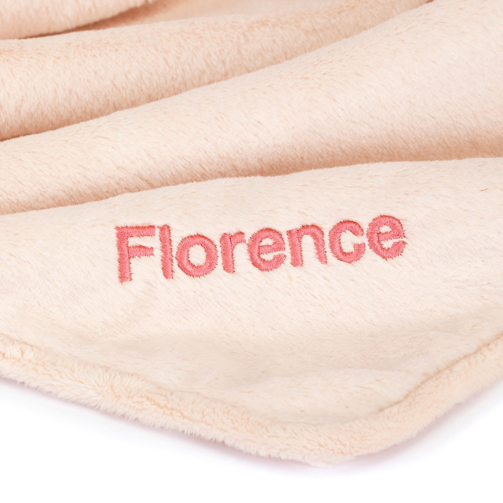 Personalized Bashful Blush Bunny Blankie - 图片 3
