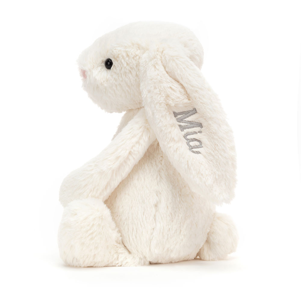Personalized Bashful Cream Bunny Medium - 图片 6