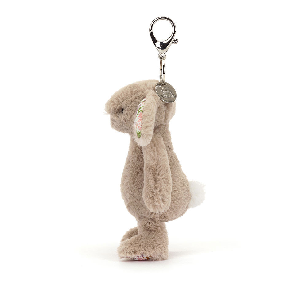 Blossom Beige Bunny 'Petal' Bag Charm - 图片 2
